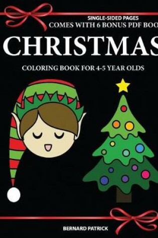 Cover of Simple Coloring Book for 4-5 Year Olds (Christmas)