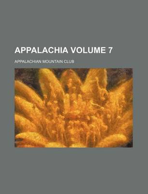 Book cover for Appalachia Volume 7