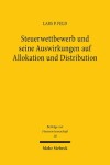 Book cover for Steuerwettbewerb und seine Auswirkungen auf Allokation und Distribution