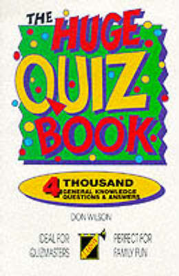 Book cover for The Huge Quiz Book