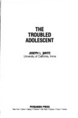 Cover of Troubled Adolescent