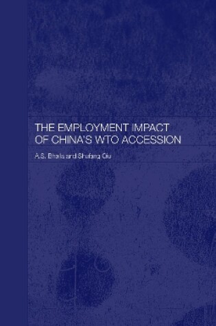 Cover of Employment Impact of China's World Trade Organisation Accession