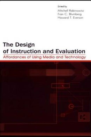 Cover of The Design of Instruction and Evaluation