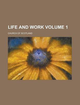 Book cover for Life and Work Volume 1