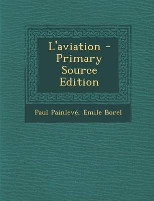 Book cover for L'Aviation - Primary Source Edition