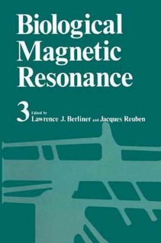 Cover of Biological Magnetic Resonance Volume 3