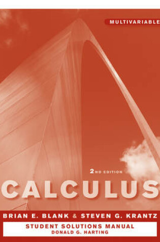 Cover of Student Solutions Manual to accompany Calculus: Multivariable 2e