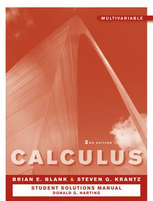 Book cover for Student Solutions Manual to accompany Calculus: Multivariable 2e