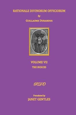 Cover of Rationale Divinorum Officiorum by Guillaume Durandus, Volume Seven