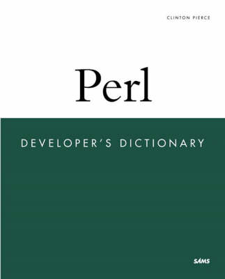 Cover of Perl Developer's Dictionary