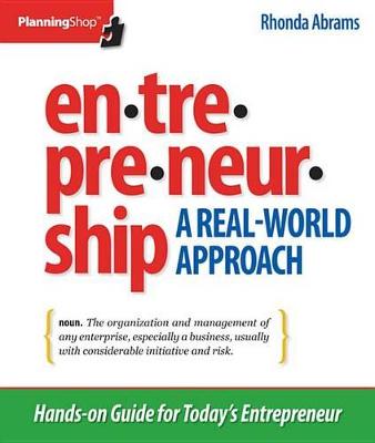 Book cover for Entrepreneurship: A Real-World Approach