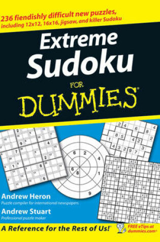 Cover of Extreme Sudoku For Dummies