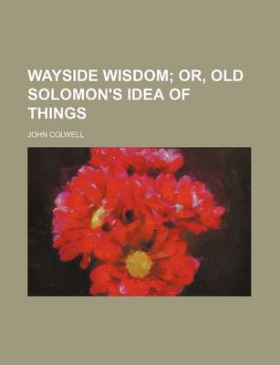 Book cover for Wayside Wisdom; Or, Old Solomon's Idea of Things