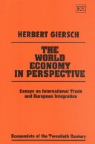 Cover of THE WORLD ECONOMY IN PERSPECTIVE