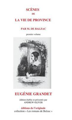 Book cover for Scenes de la Vie de Province - Premier Volume - Eugenie Grandet
