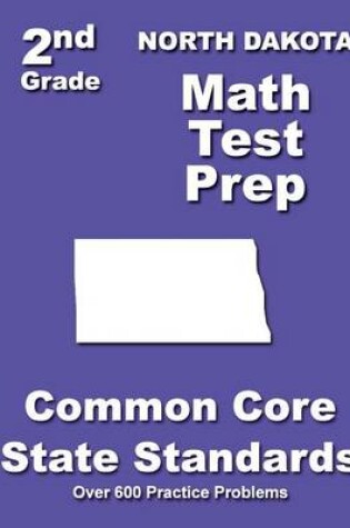 Cover of North Dakota 2nd Grade Math Test Prep