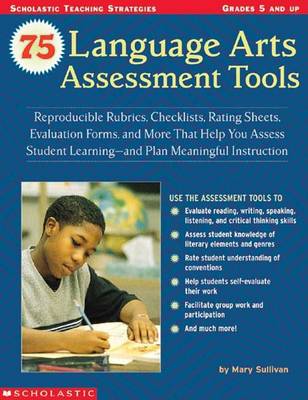 Book cover for 75 Language Arts Assessment Tools