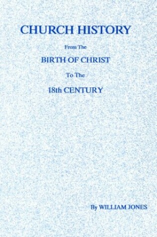 Cover of History of the Christian Church Vol. 1