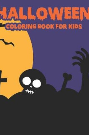 Cover of Halloween Coloring Book For Kids