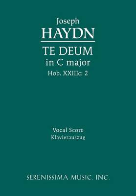 Book cover for Te Deum in C major, Hob.XXIIIc.2