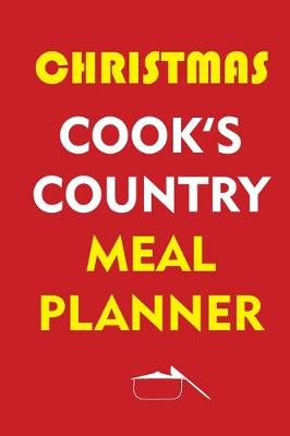 Book cover for Christmas Cook's Country Meal Planner