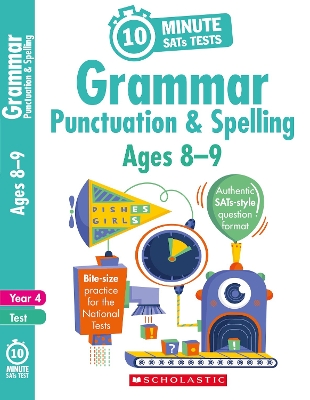 Book cover for Grammar, Punctuation and Spelling - Ages 8-9