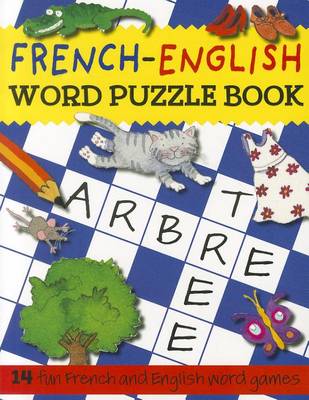 Book cover for French-English Word Puzzle Book