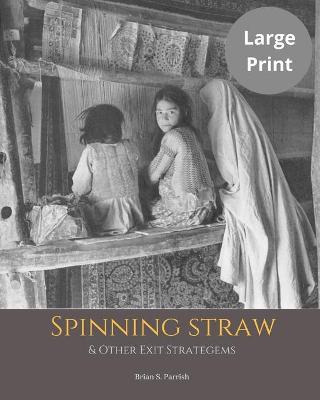 Book cover for Spinning Straw & Other Exit Stratagems (Large Print Edition)