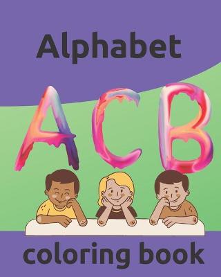 Book cover for Alphabet coloring book