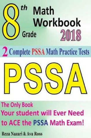 Cover of 8th Grade PSSA Math Workbook 2018