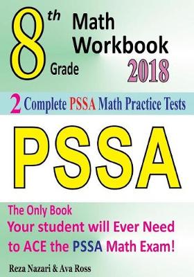 Book cover for 8th Grade PSSA Math Workbook 2018