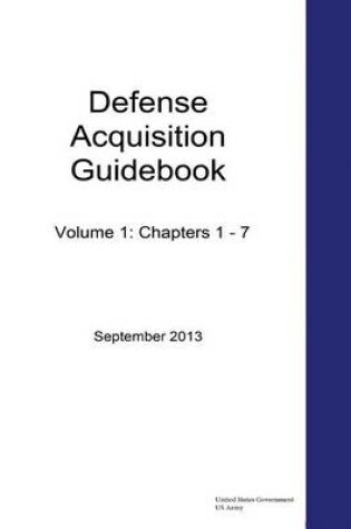 Cover of Defense Acquisition Guidebook Volume 1