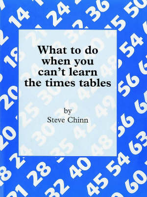 Book cover for What to Do When You Can't Learn the Times Table