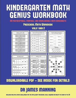 Cover of Preschool Math Workbook (Kindergarten Math Genius)