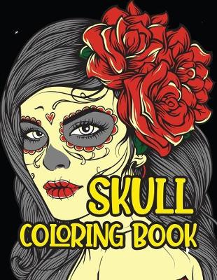 Book cover for Skull Coloring Book