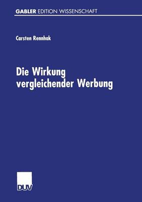 Book cover for Die Wirkung vergleichender Werbung