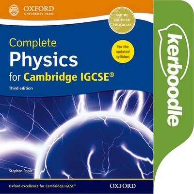 Book cover for Complete Physics for Cambridge IGCSE Kerboodle: Online Practice and Assessment