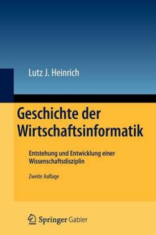 Cover of Geschichte der Wirtschaftsinformatik