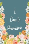 Book cover for I Can't Remember