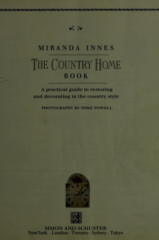 Cover of The Country Home Book