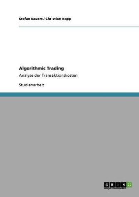 Book cover for Algorithmic Trading