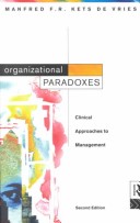 Book cover for Organizational Paradoxes