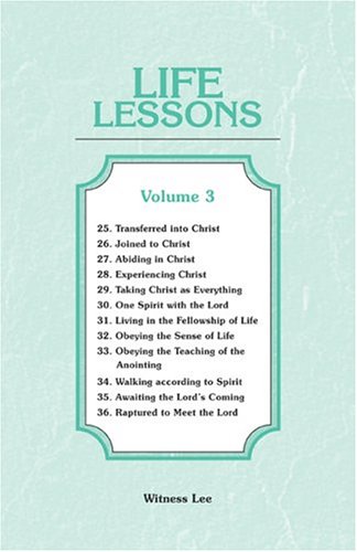 Book cover for Life Lessons, 3