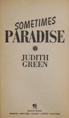 Book cover for Sometimes Paradise