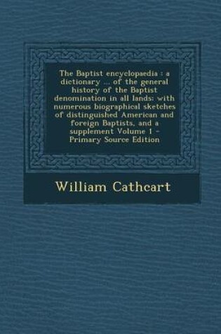 Cover of The Baptist Encyclopaedia
