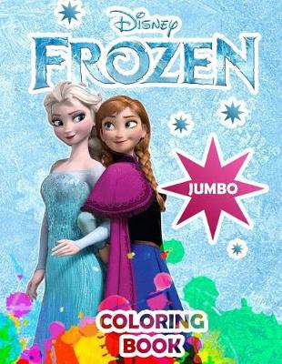 Book cover for Frozen Jumbo Coloring Book