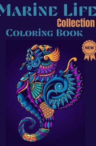 Cover of Marine life Collection Coloring Book