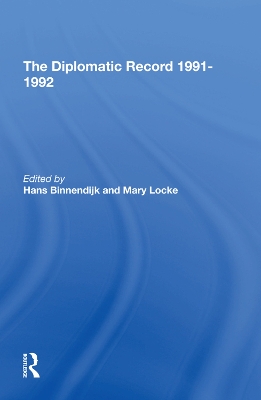 Book cover for The Diplomatic Record 19911992