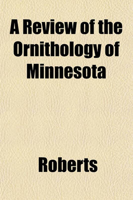 Book cover for A Review of the Ornithology of Minnesota