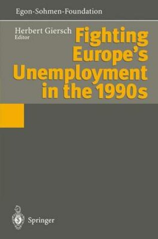 Cover of Fighting Europe's Unemployment in the 1990s